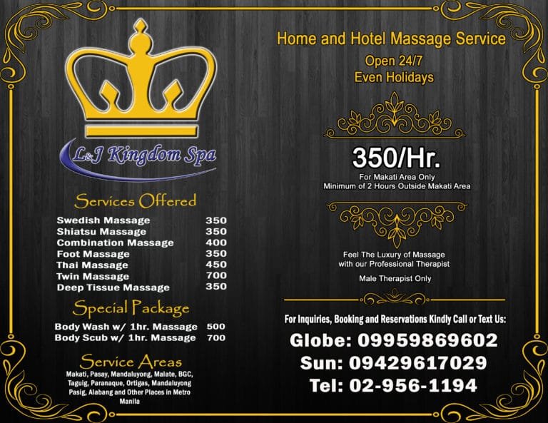 L&J Kingdom Spa | Massage Spa in Makati