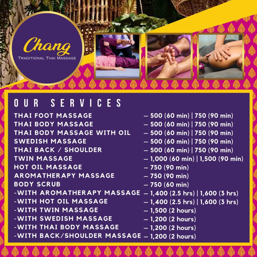 Chang Thai Massage Spa | Massage Spa in Metro Manila